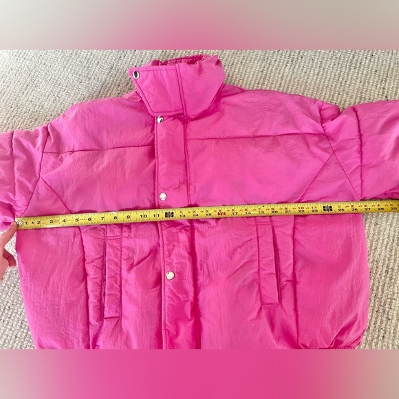 Free People Pink Cropped Puffer - Picture 10 of 16